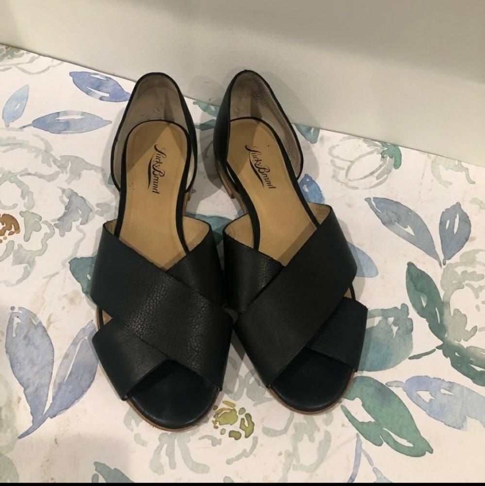 Lucky Brand Women’s Black Leather Shoes - 8